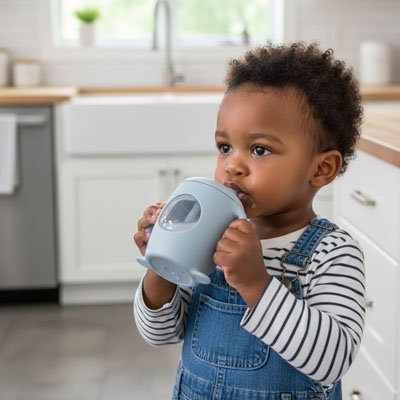 Verre bebe | Incassable Ergonomique | Maman Magnifique