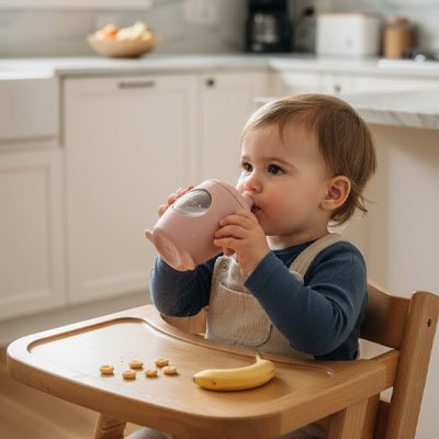 Verre bebe | Incassable Ergonomique | Maman Magnifique