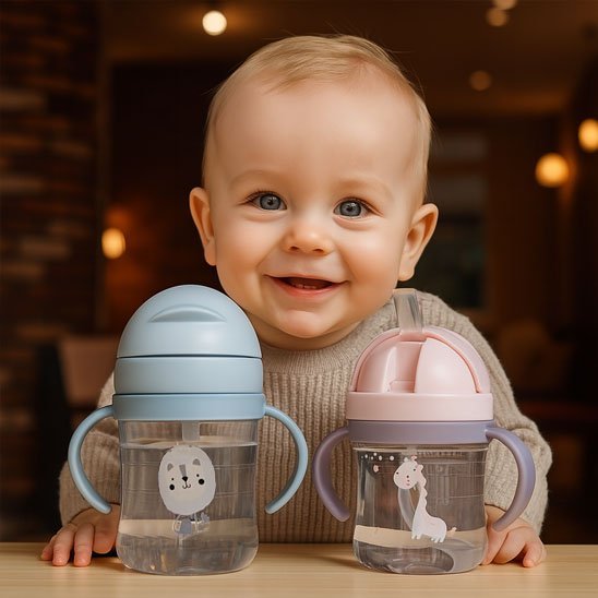 Verre bebe | Sécurisé Antifuite | Maman Magnifique
