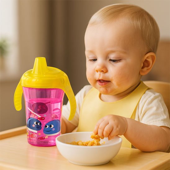 Verre pour bebe | Incassable Antifuite | Maman Magnifique