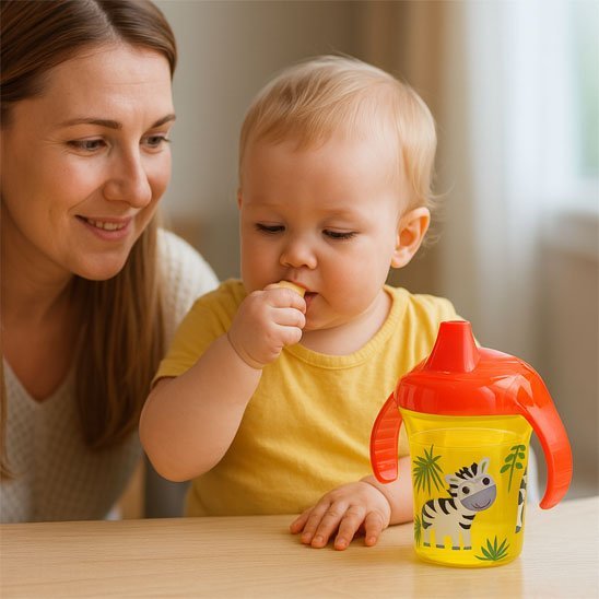 Verre pour bebe | Incassable Antifuite | Maman Magnifique