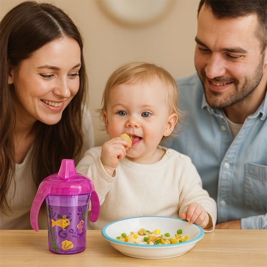 Verre pour bebe | Incassable Antifuite | Maman Magnifique
